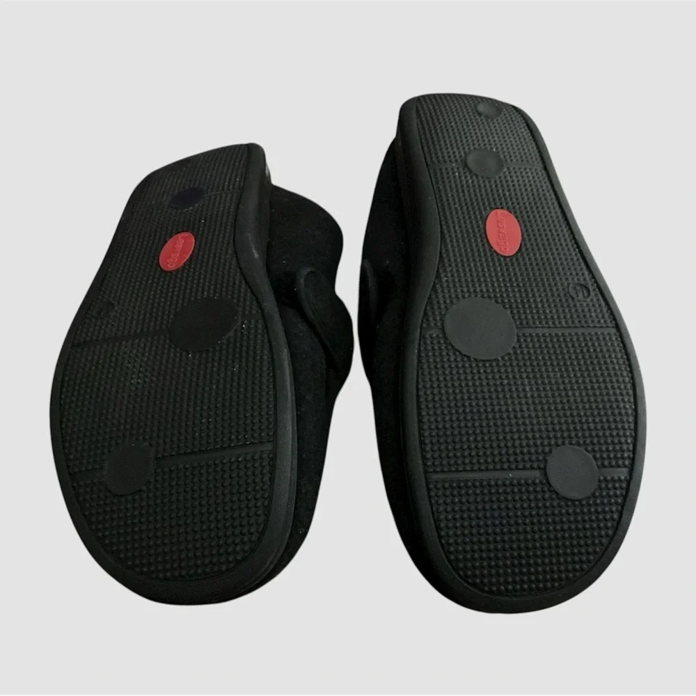 MENS SIZE 14 LESVAGO DIABETIC SHOE BLACK HOUSE/LOUNGE SHOES, GENTLY WORN - Picture 3 of 3